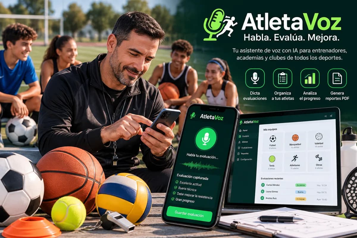 Captura de pantalla de AtletaVoz (2 de 2)