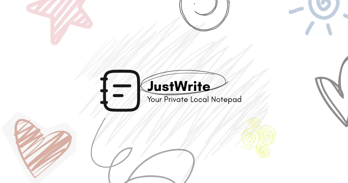 Justwrite — captura 1