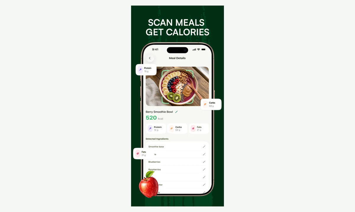 Mealumo: Captura tu comida y obtén calorías y macros al instante