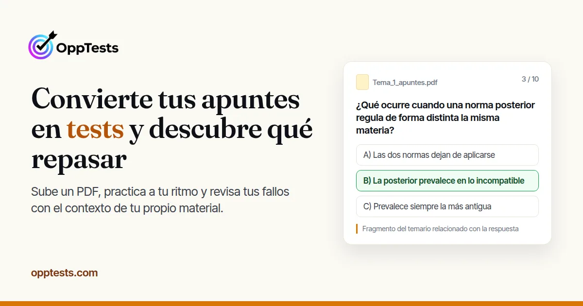 OppTests: Preguntas tipo test a partir de tus PDF o apuntes