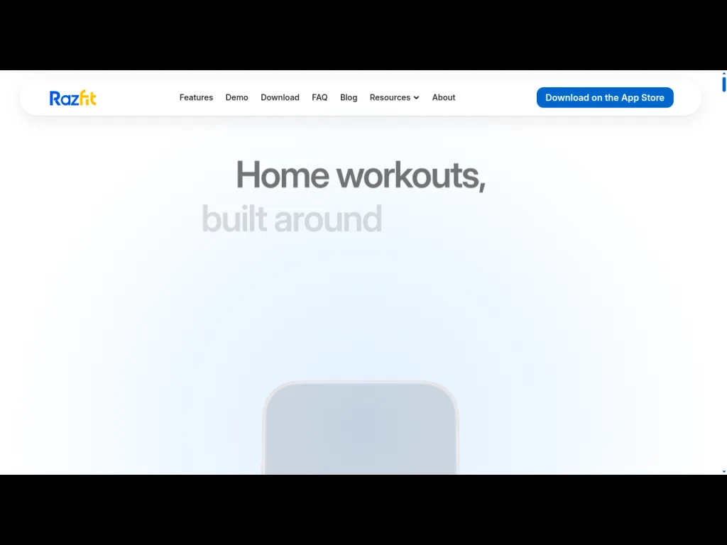 RazFit: Entrenos guiados de 1, 5 o 10 min en casa para iPhone con entrenadores