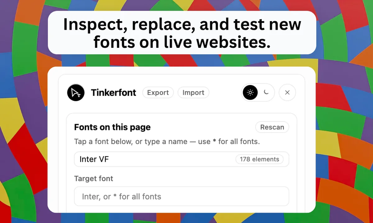 Tinkerfont — captura 1