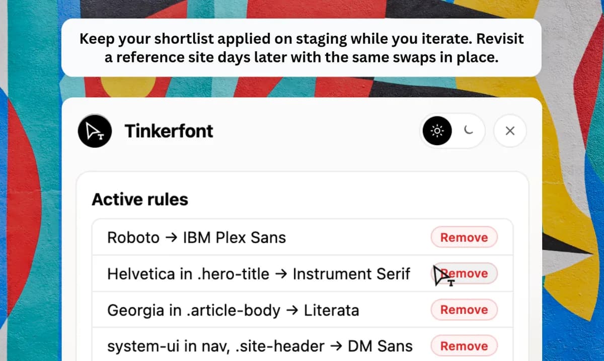 Tinkerfont — captura 2