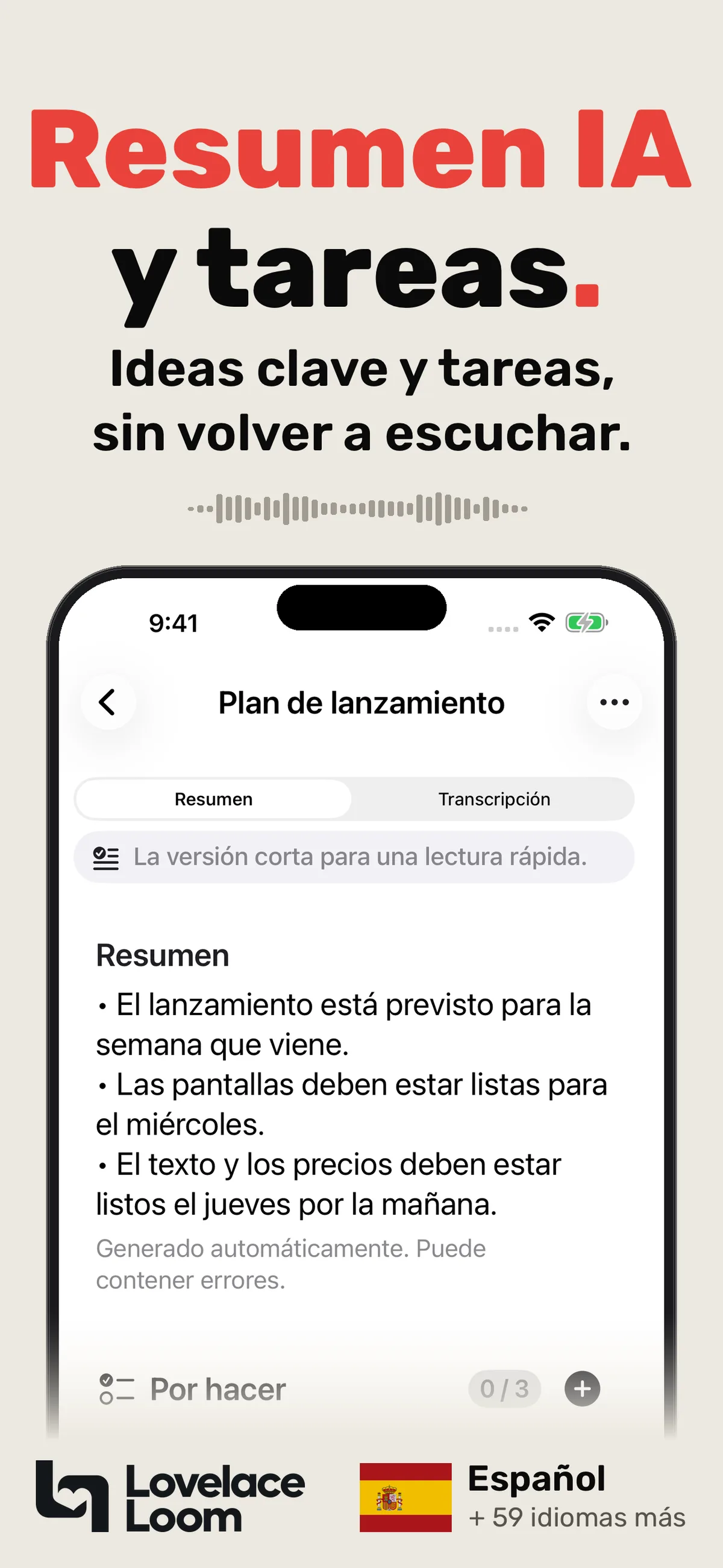 Captura de pantalla de ToText (3 de 3)