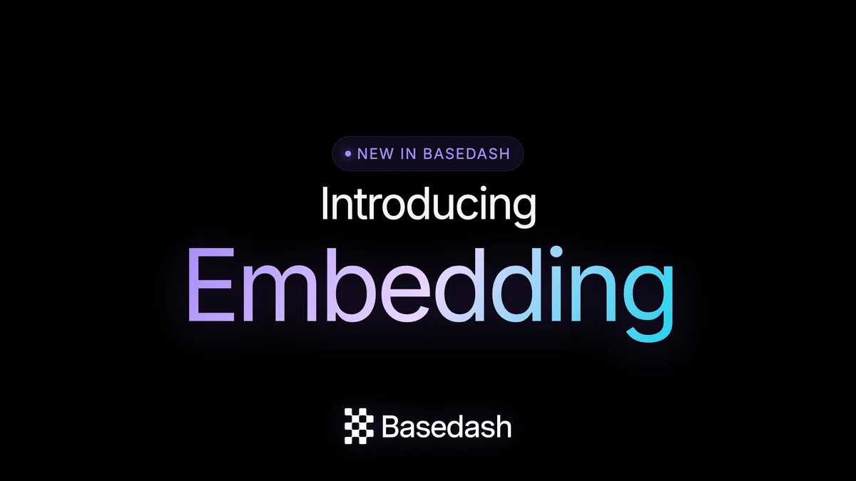 Basedash: Embedded Analytics — captura 1