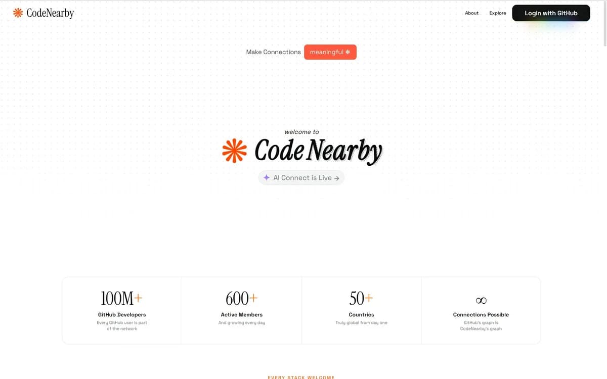 CodeNearby 2.0 — captura 2