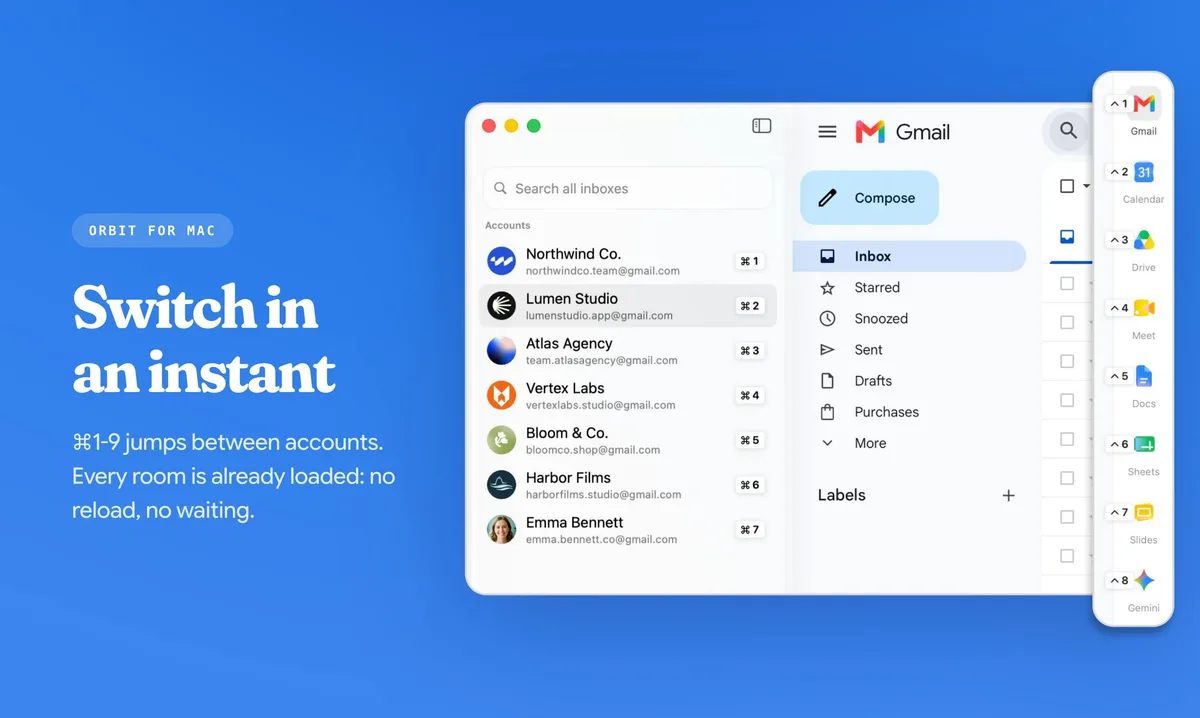 Orbit for Mac — captura 2