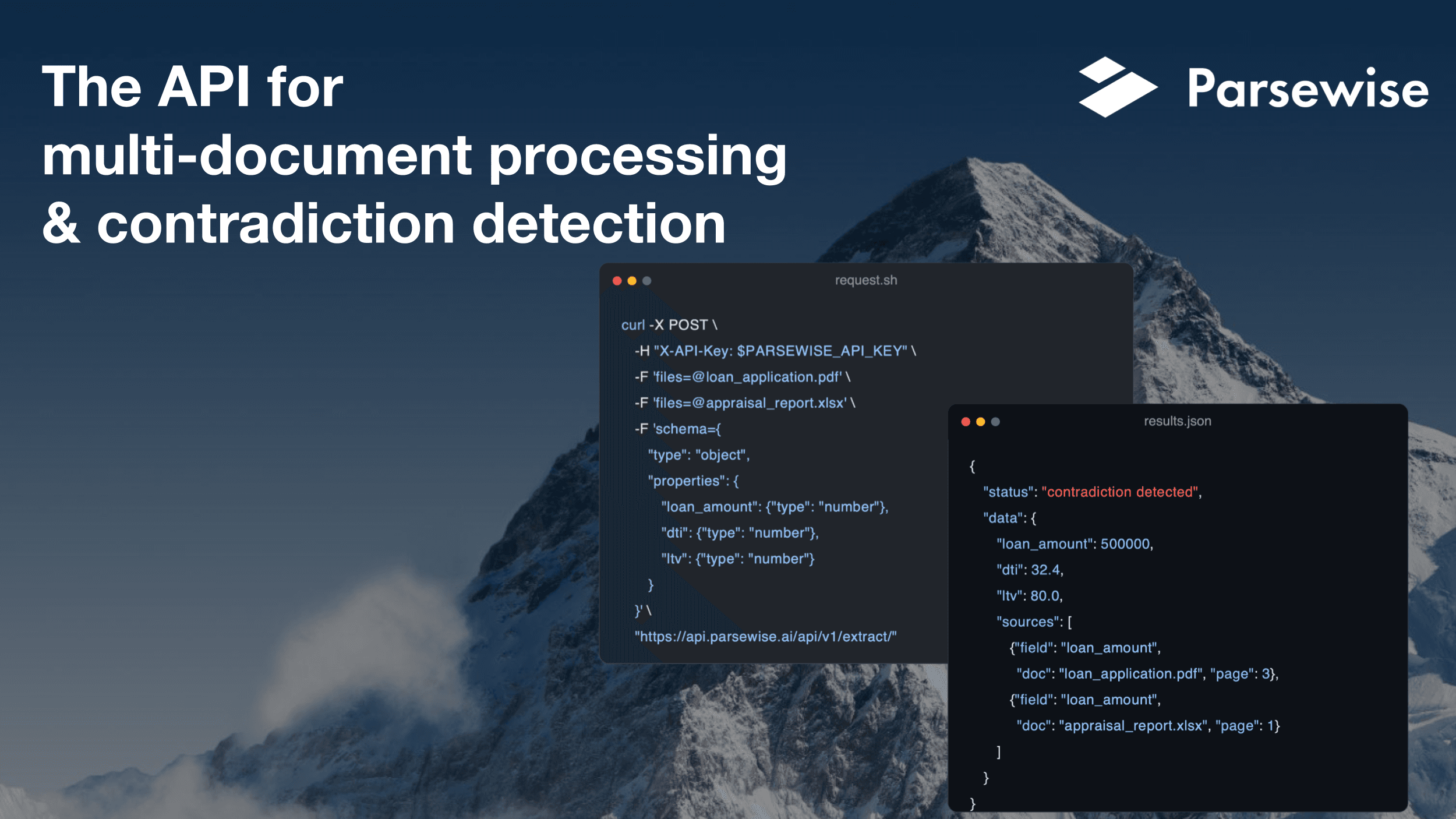 Parsewise API — captura 1