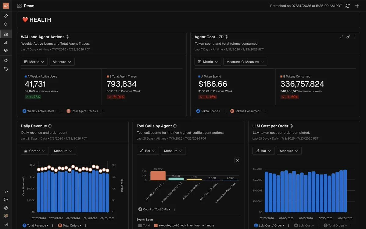 Product Analytics for Agents and Users — captura 3