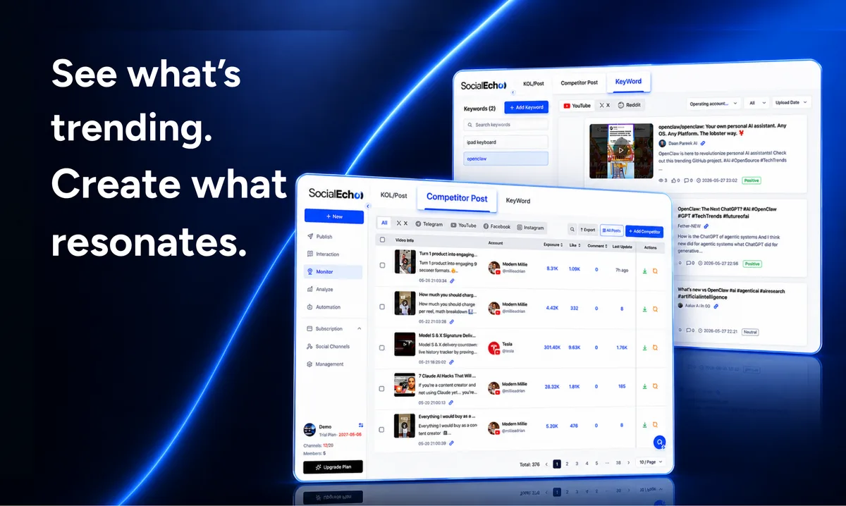 SocialEcho 2.0 — captura 2